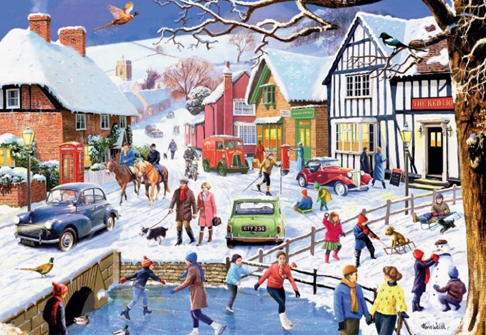 Christmas Cards - Winter in the Village