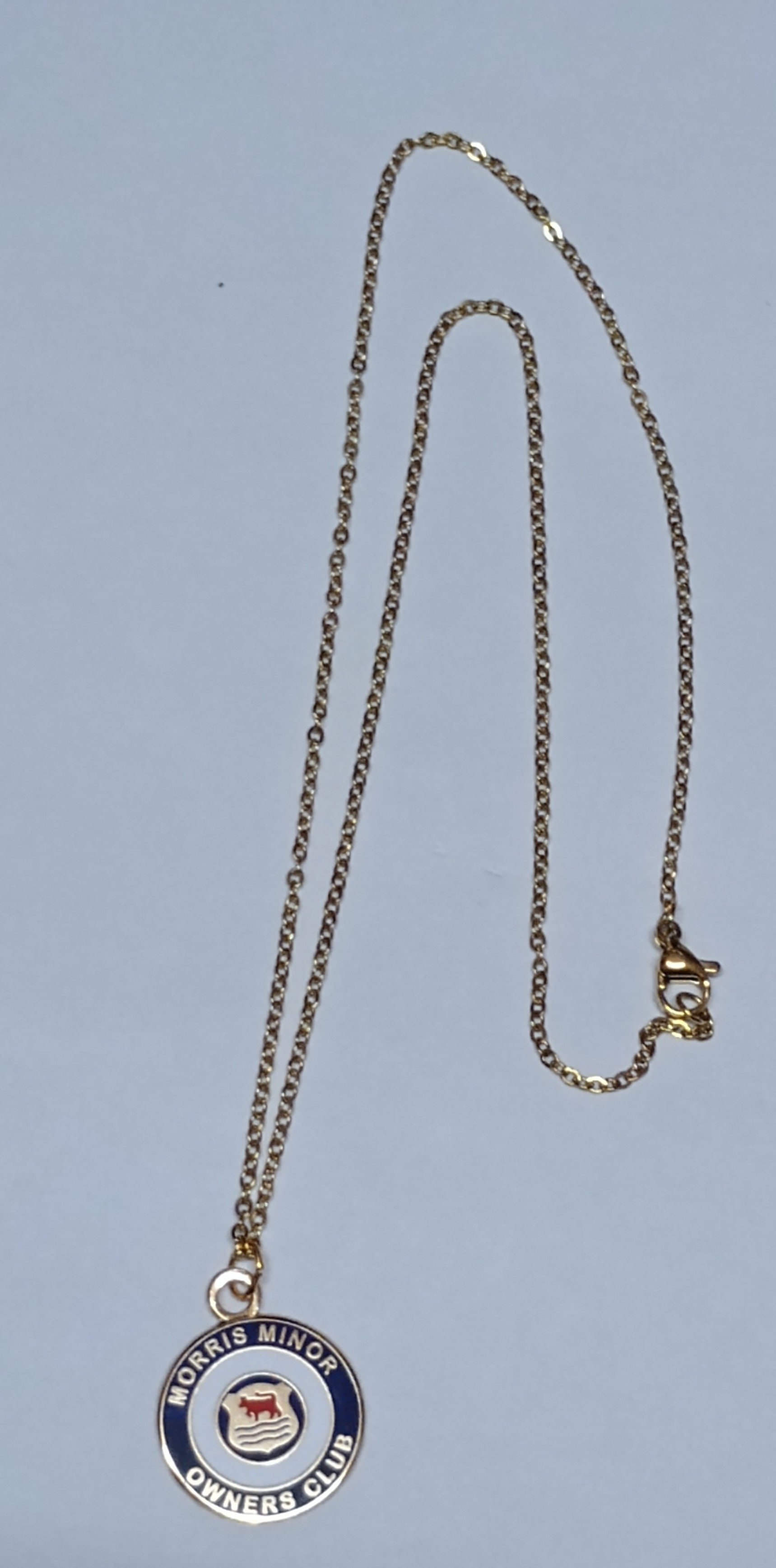 Enamel Club Logo Chain Necklace