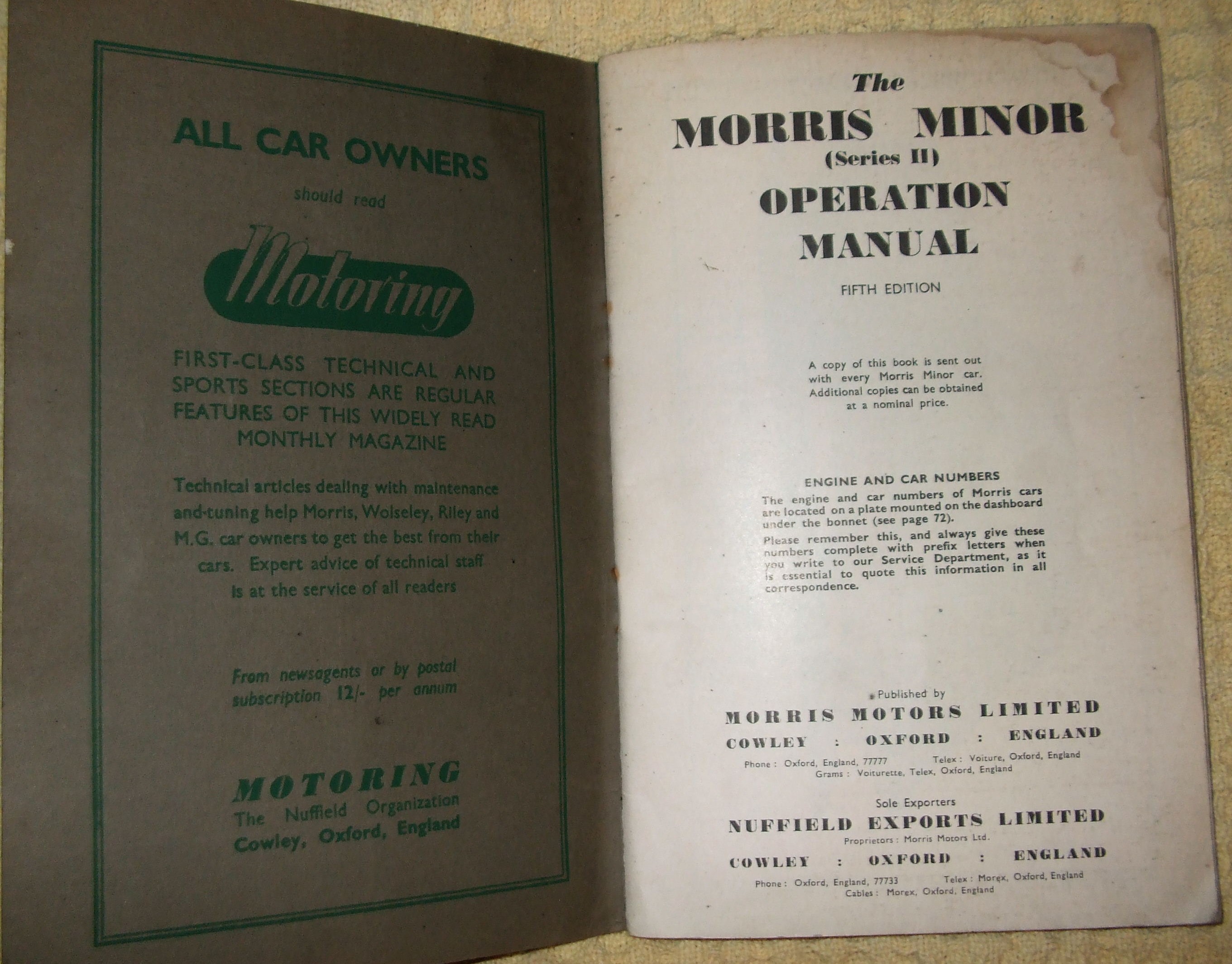 Morris Minor Operation Manual Fifth Edition 2.JPG