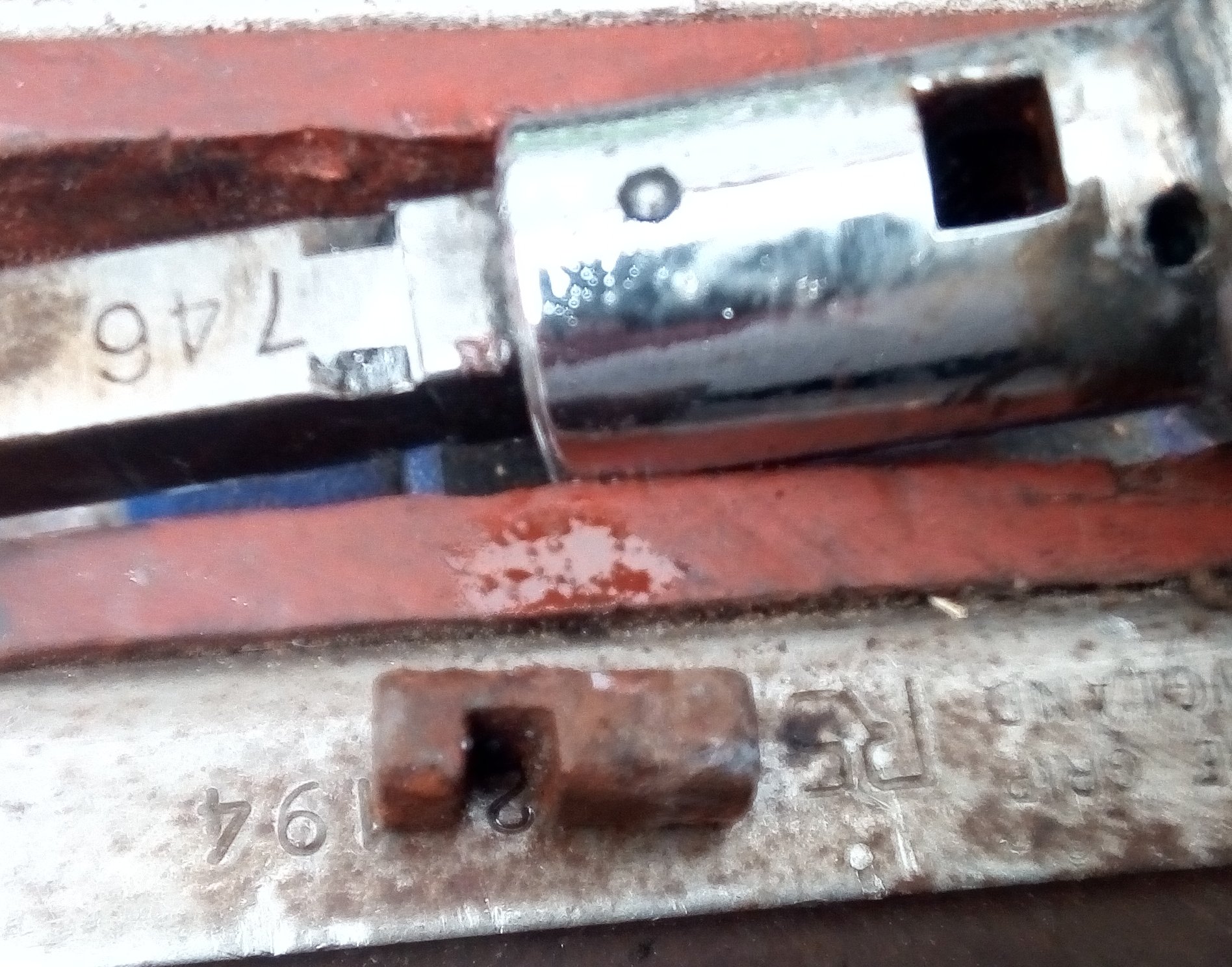 9-Lock bolt punched out.jpg