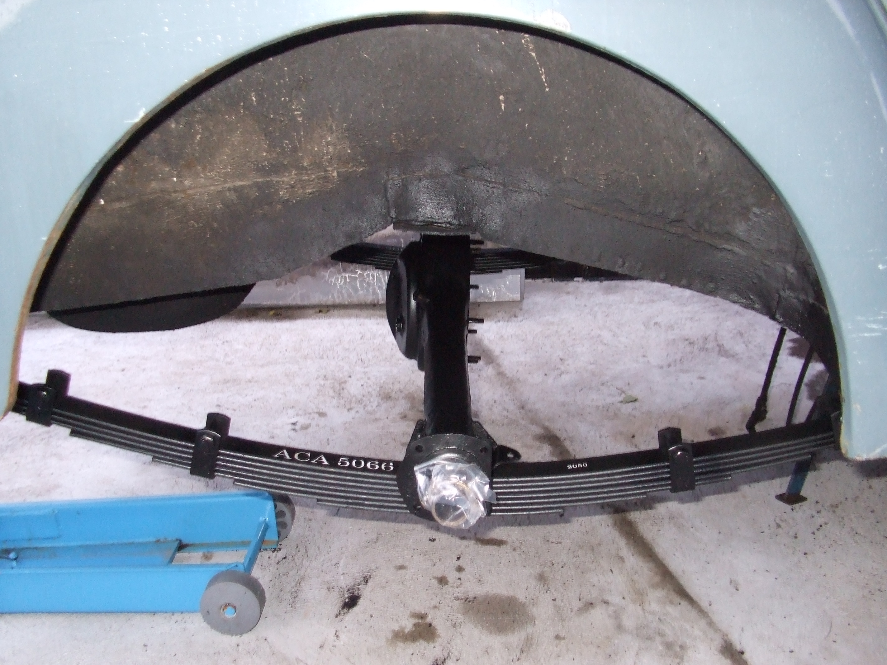 Replacement 1098 axle for 4.22 diff in place.JPG